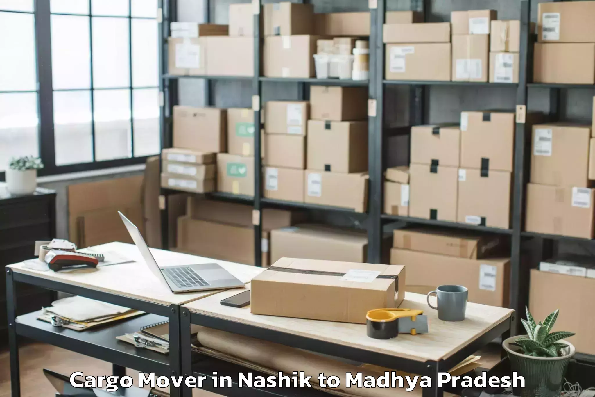 Top Nashik to Gohad Cargo Mover Available